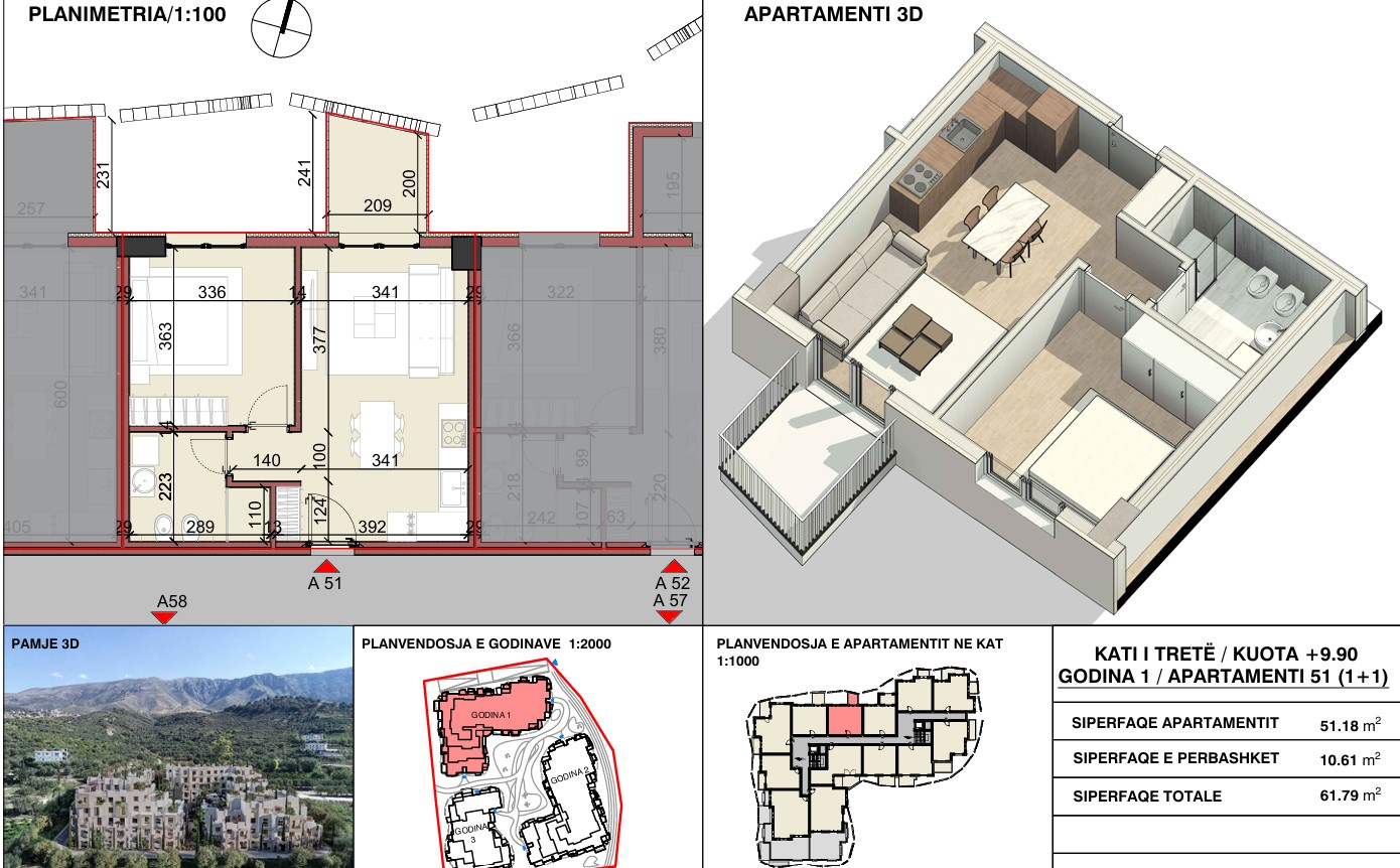 apt 51 Apartment – Radhima Fortress, Vlore