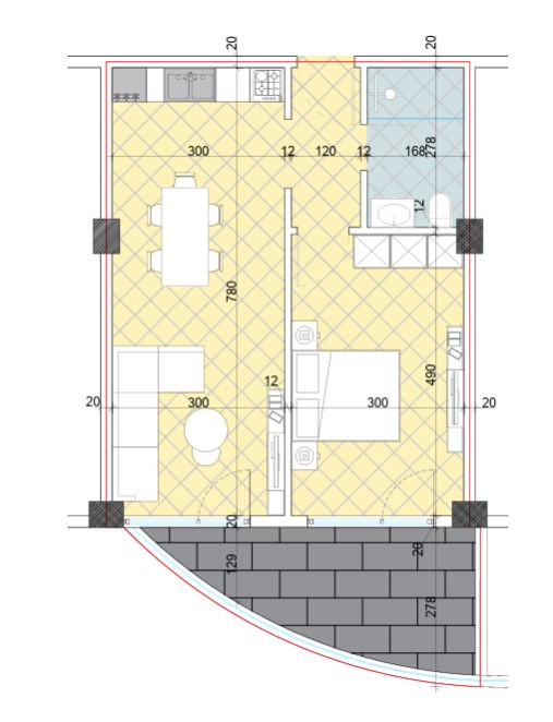 Apartment – Rana e Hedhun, Shengjin